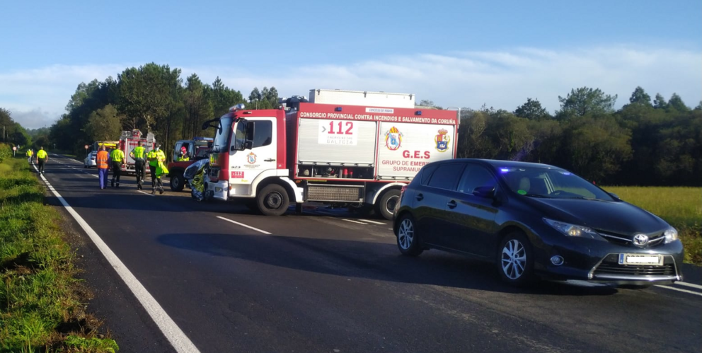 Accidente mortal en Mazaricos