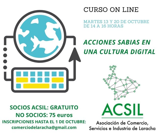 Curso online Cultura Dixital ACSIL Laracha