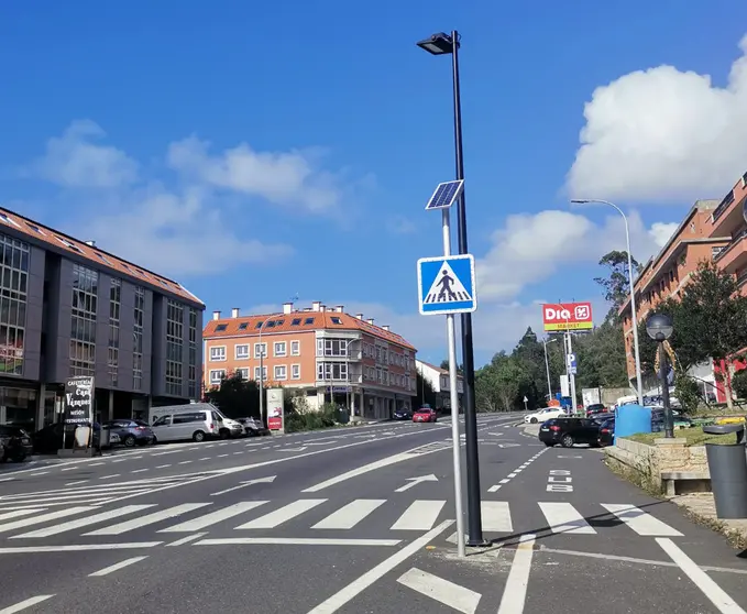 Paso Peons Intelixente a entrada de VImianzo