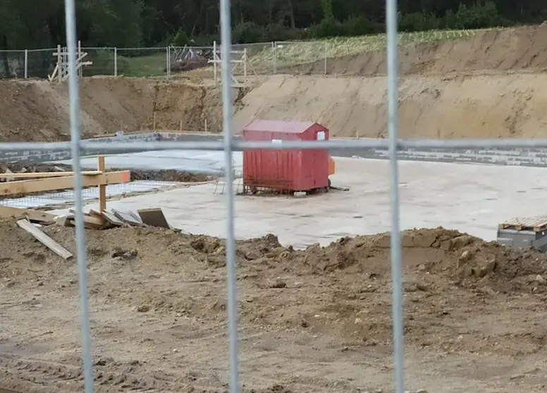 Obras na granxa do Aprazadoiro-Salto