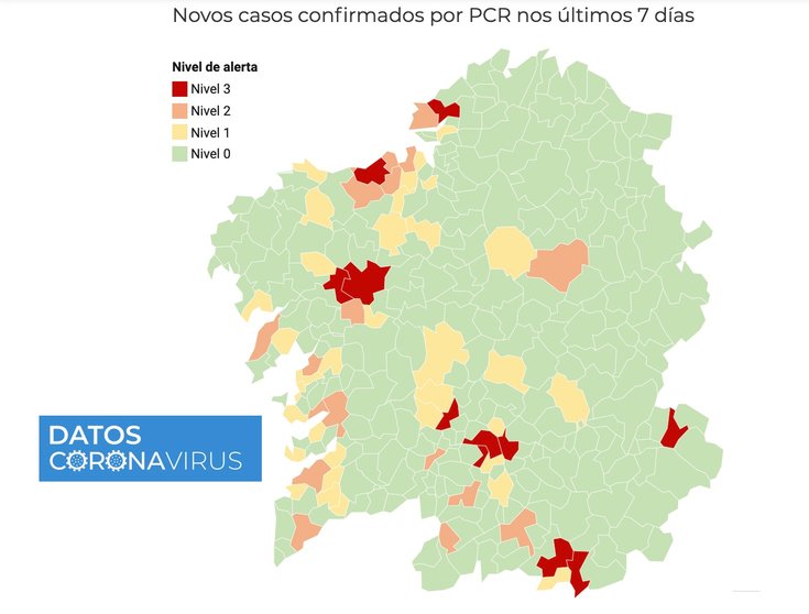 Datos Covid Galicia 14 outubro 2020