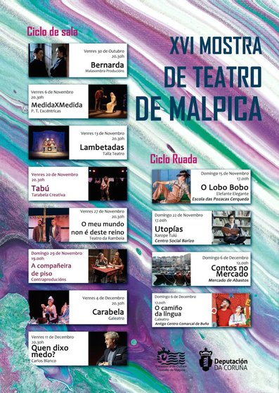 Programa da Mostra de Teatro Malpica 2020