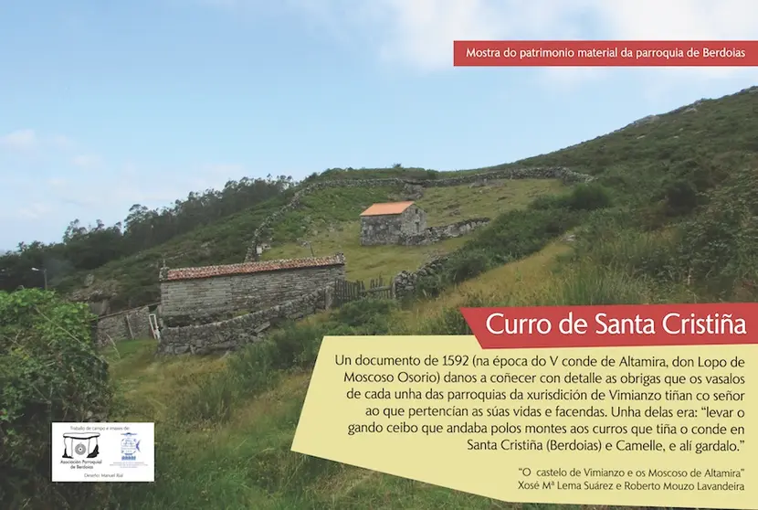 Cartel dos Curros da Parroquia de Berdoias-Vimianzo