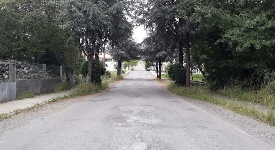 Estrada de Gándara de Osa en Vimianzo