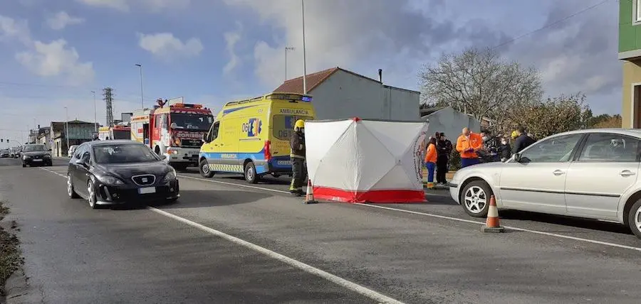 Accidente mortal en Carballo