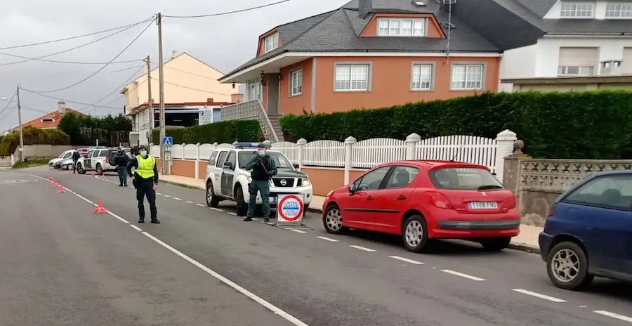 Garda Civil en Ponteceso