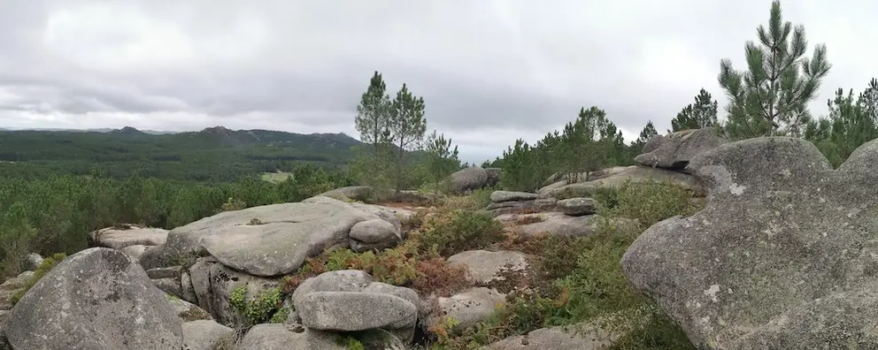 Panoramica dos Penedos de Traba e Pasarela