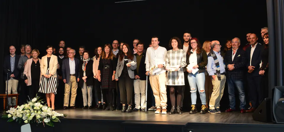 Entrega de Premios das Becas dun dos pasados anos no IES Fernando Blanco