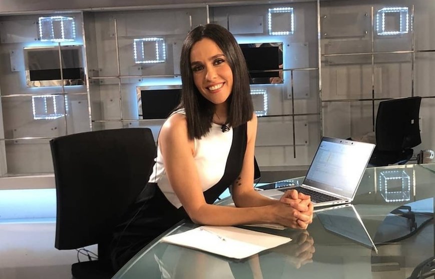 Alba Lago presentadora de TV