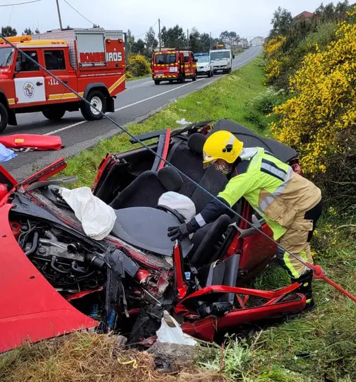 Accidente en Carnota