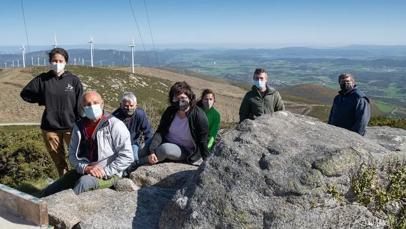 Xentes de ADECOM no monte da Runa