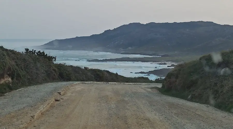 Imaxe da pista de reira tralo ultimo rebacheo