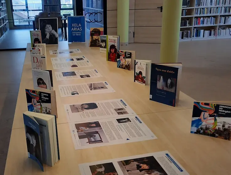 Mostra sobre Xela Arias na Biblioteca de Cee