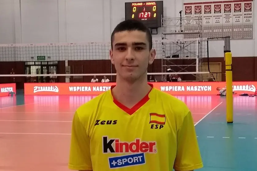 Unai Larranaga ca Seleccion Espanola de Volei