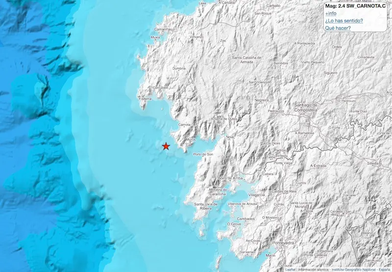 Sismo de 24 en Carnota