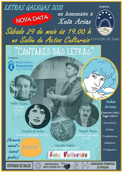 Cartel cantares das letras 2021 29 maio