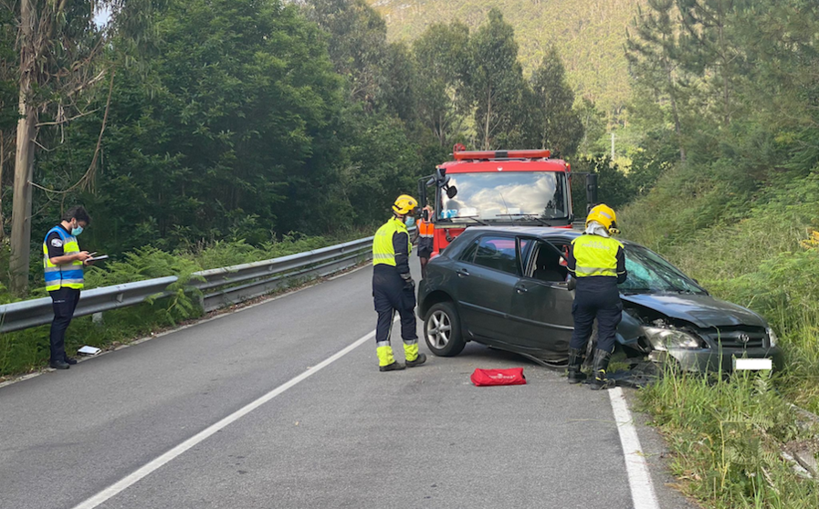 Accidente en Traba de Laxe