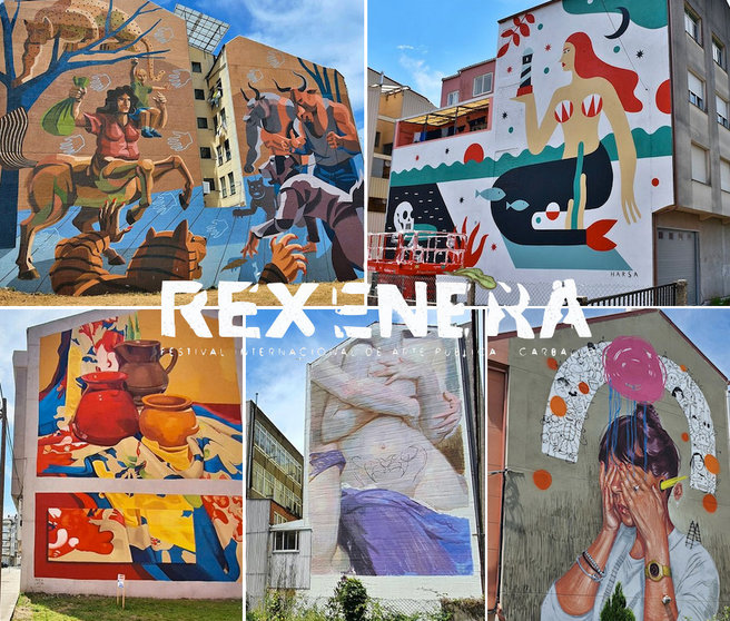 Graffitis do Rexenera Fest Carballo 2021