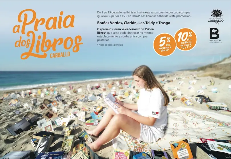 Cartel Lectura na Praia