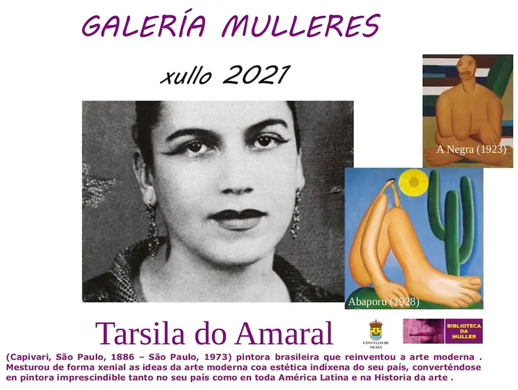 Tarsila do Amaral na Galeria Mulleres de Muxia