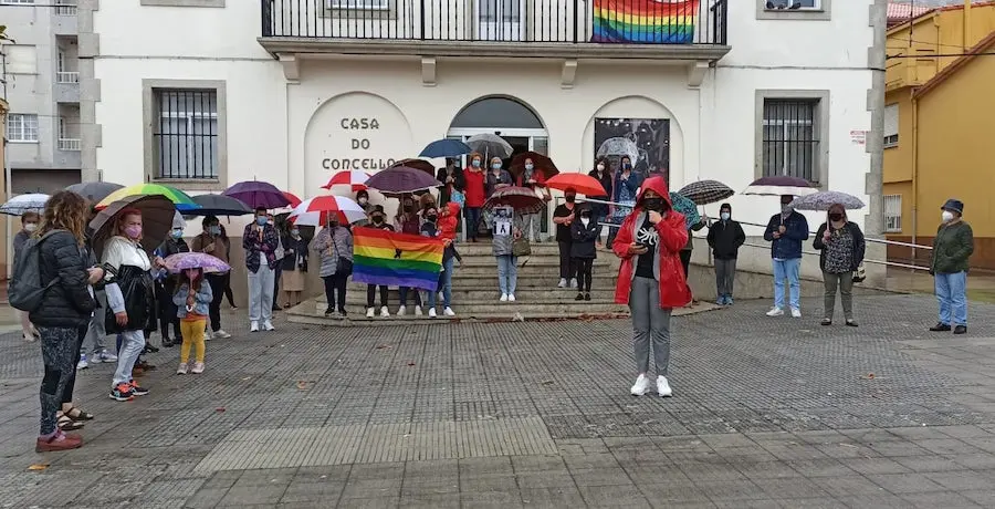 Concentracion LGTBI en Camarinas