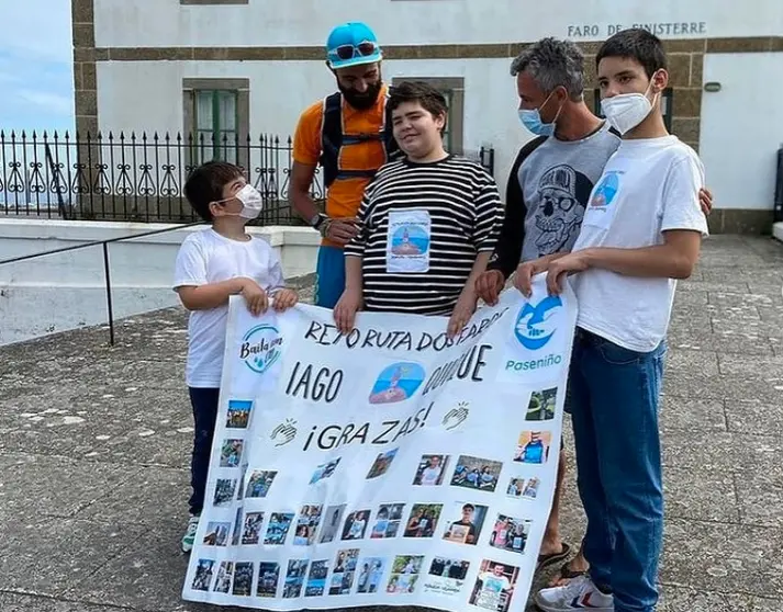 Reto Ruta dos Faros en Fisterra coas asociacions Pasenino