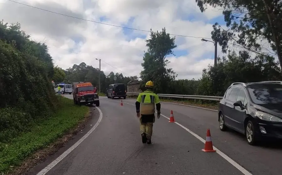 Accidente en Figueiras de Arriba