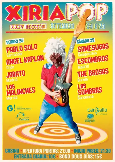 Cartel Xiria Pop Carballo 2021