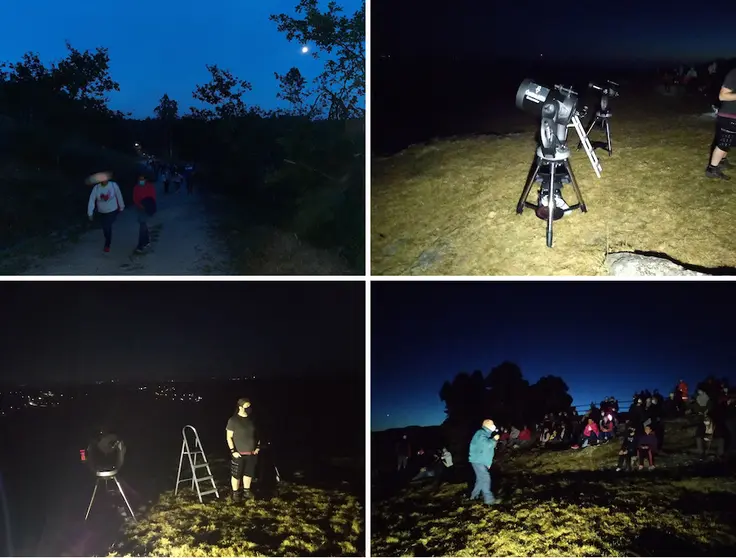 estrelas en San Bartolomeu de SAnta Comba