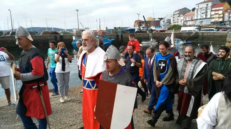 Representacion do Rei Alfonso IX en Camarinas-Foto-Avante Toda