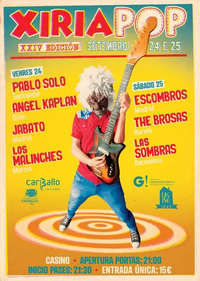 Cartel Festival XiriaPop Carballo 2021