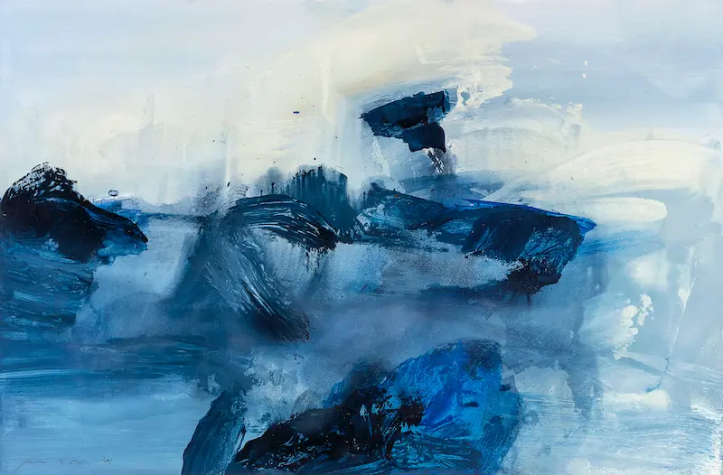 Tierra de tormentas. Pintura. Luis Moscardó