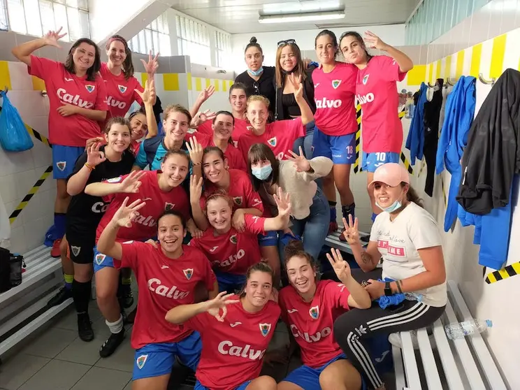 Bergan Feminino tras vencer ao Victoria