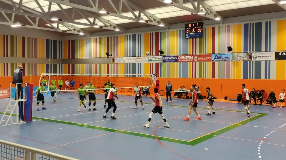 Voley Dumbría - Téxtil Santanderina (0-3)