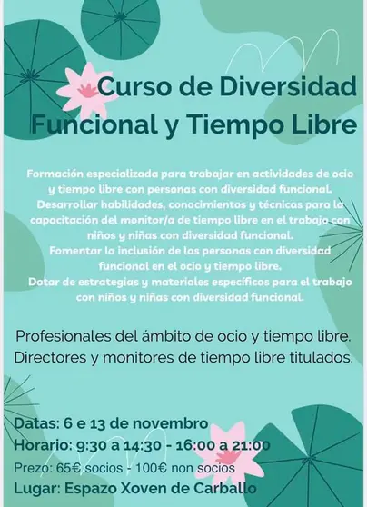 Curso Alouminos diversidade tempo libre