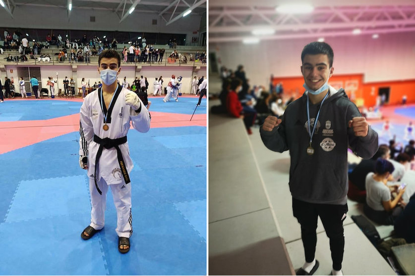 Nando Bana ca medalla de bronce no Campionato de Taekwondo de Riveira