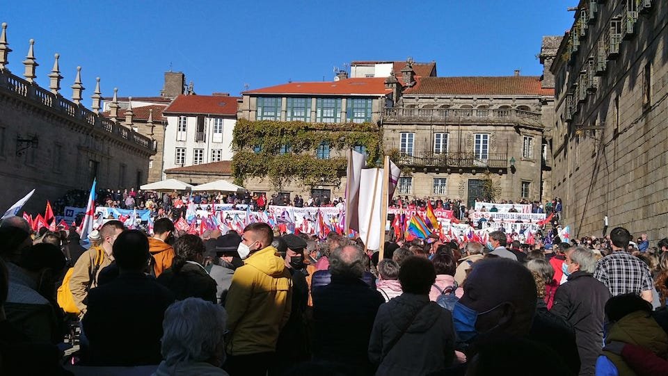 Manifestacion en Compostela Sos Sanidade Publica2