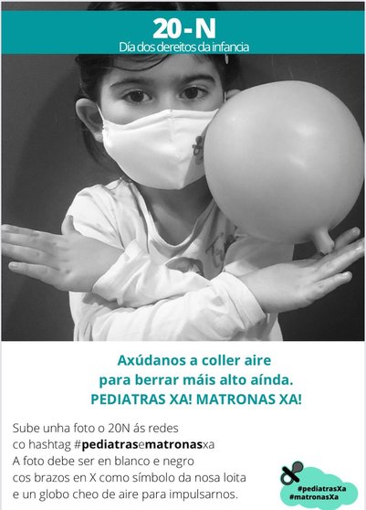 Cartel Dia Infancia 20N Pediatras e Matronas Xa