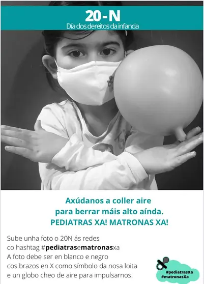 Cartel Dia Infancia 20N Pediatras e Matronas Xa