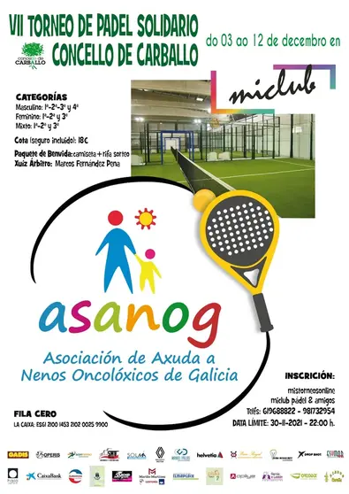 Padel Solidario en Carballo