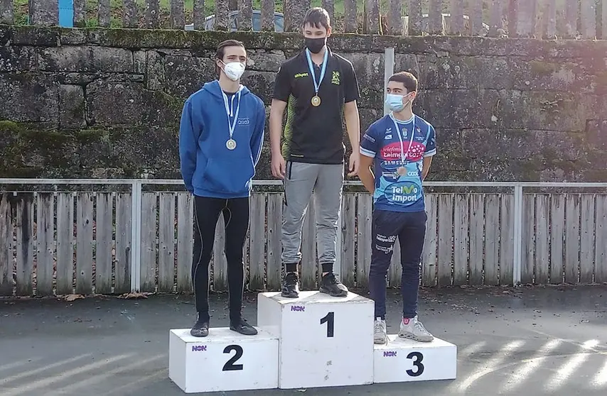 Podium Brais Sanchez en Mondariz