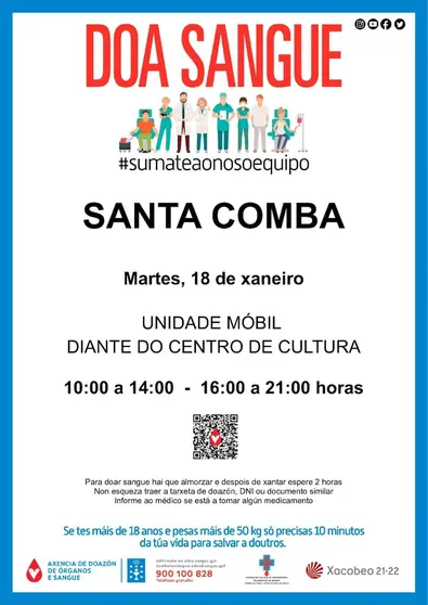 Doa sangue santa comba