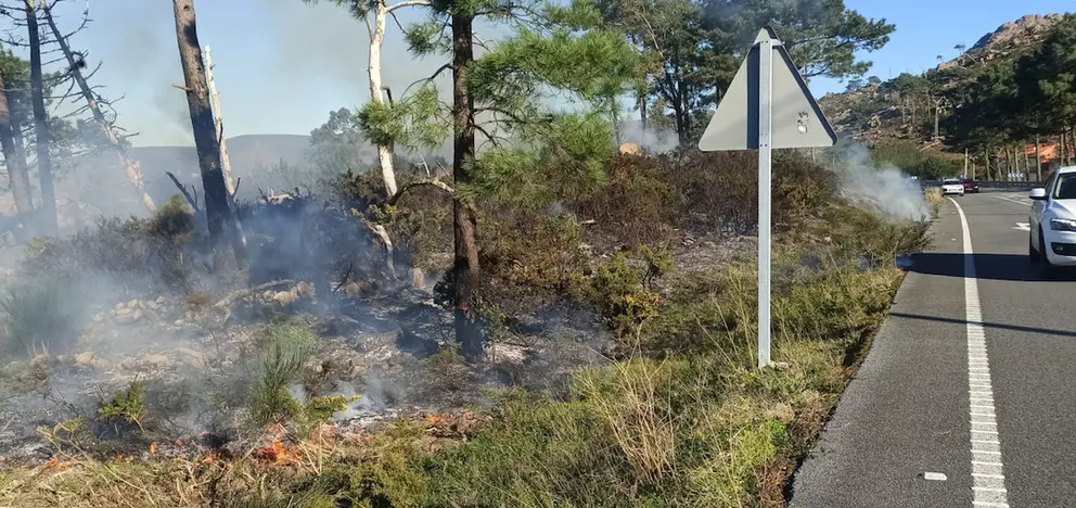 Incendio en Quilmas-Carnota