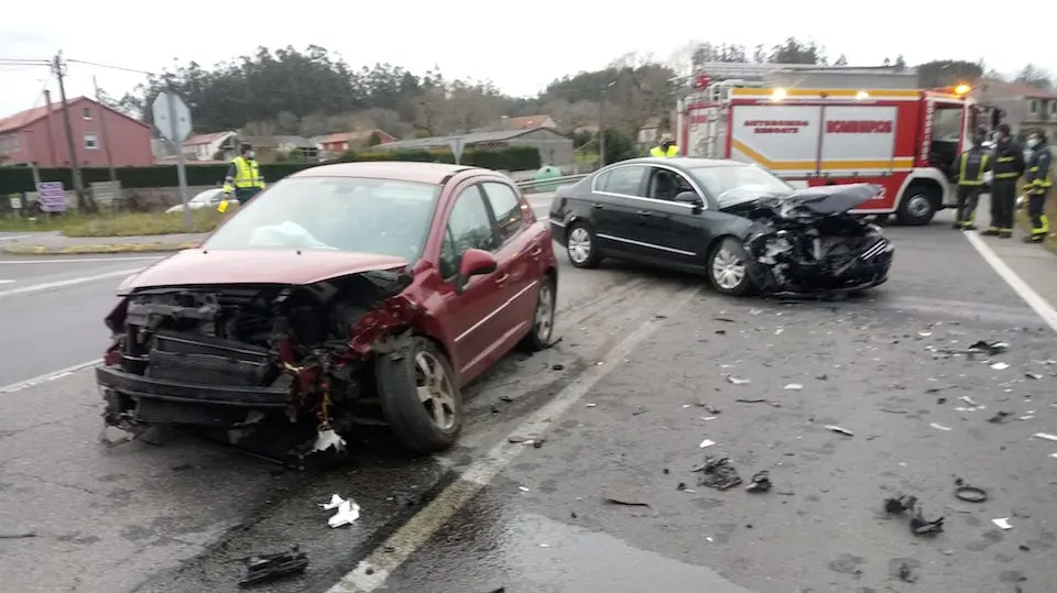 Accidente en Santa Comba