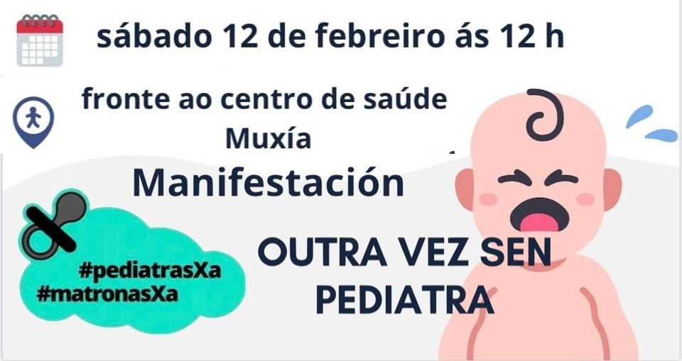 Manifestacion Pediatra Muxia febreiro 2022