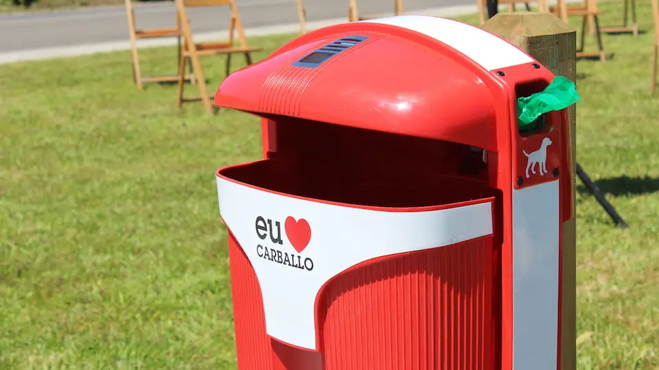 papeleira dispensador bolsas Eu quero carballo