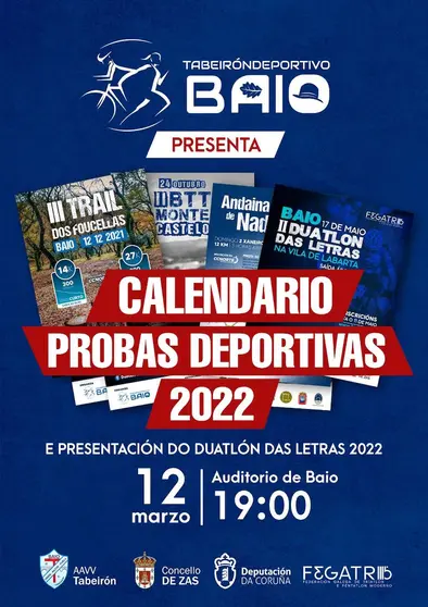 Calendario deportivo Tabeiron Baio