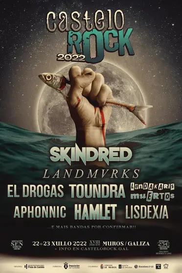 Cartel Festival Castelo Rock Muros 2022