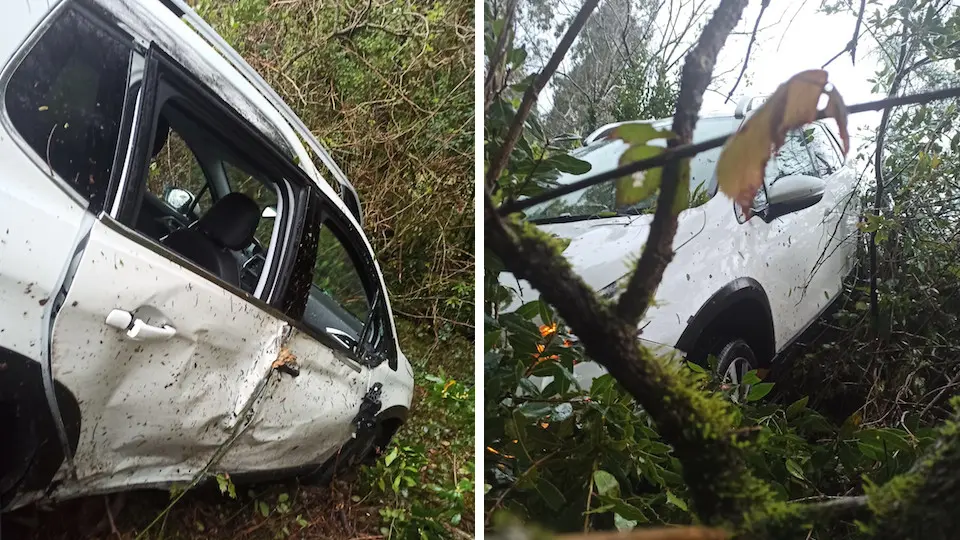 Accidente en Berdoias