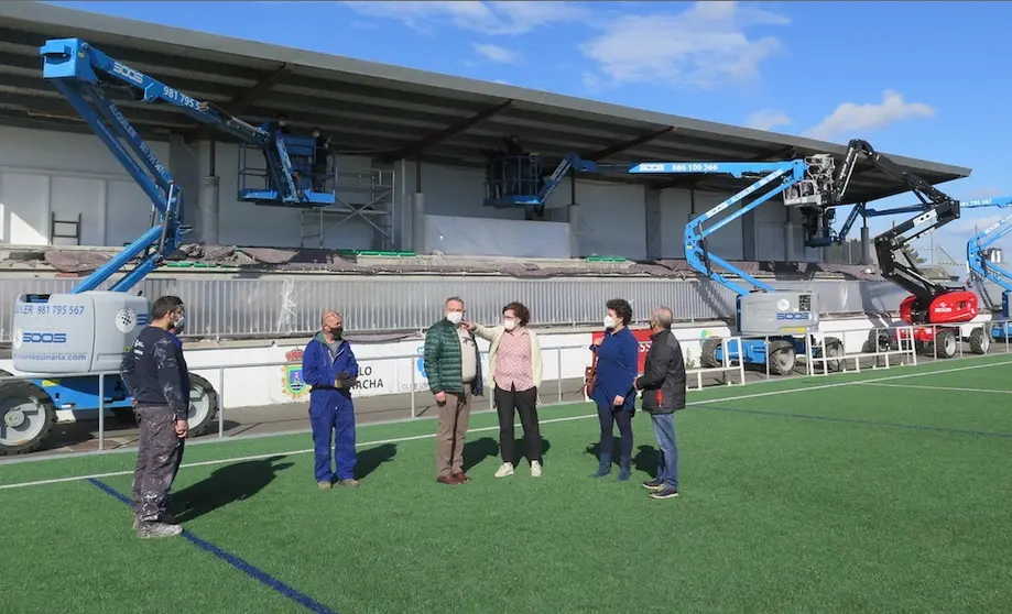 Obras campo futbol paiosaco